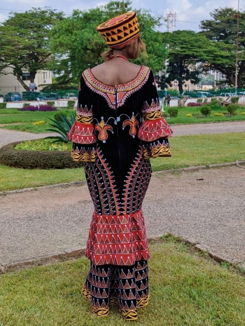 atoghu | toghu | bamenda dress | buy toghu | cameroon traditional attire | ndop | bamileke fabric